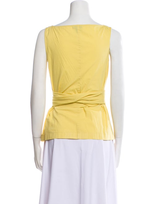Escada V-Neck Sleeveless Top
