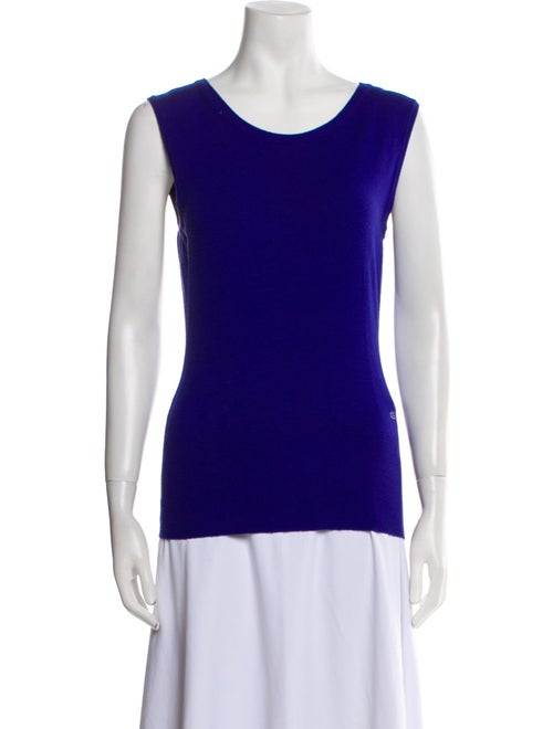 Escada Virgin Wool Scoop Neck Top