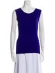 Escada Virgin Wool Scoop Neck Top