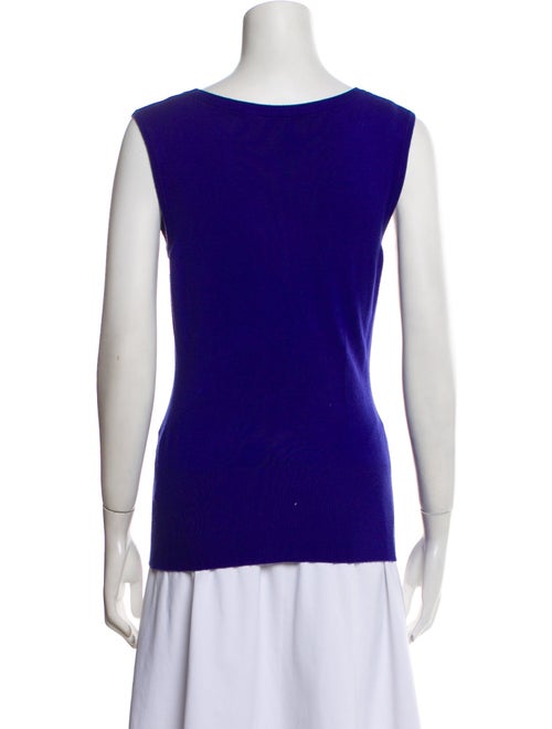 Escada Virgin Wool Scoop Neck Top