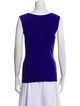 Escada Virgin Wool Scoop Neck Top
