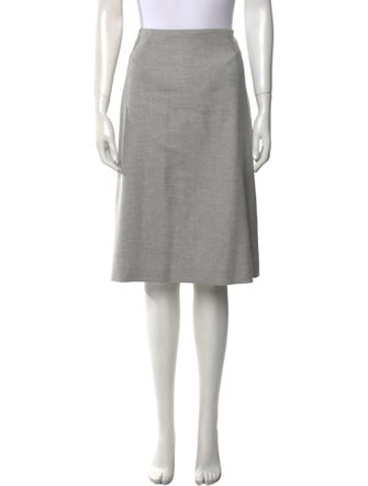 Escada Virgin Wool Knee-Length Skirt