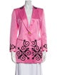 Escada Striped Blazer