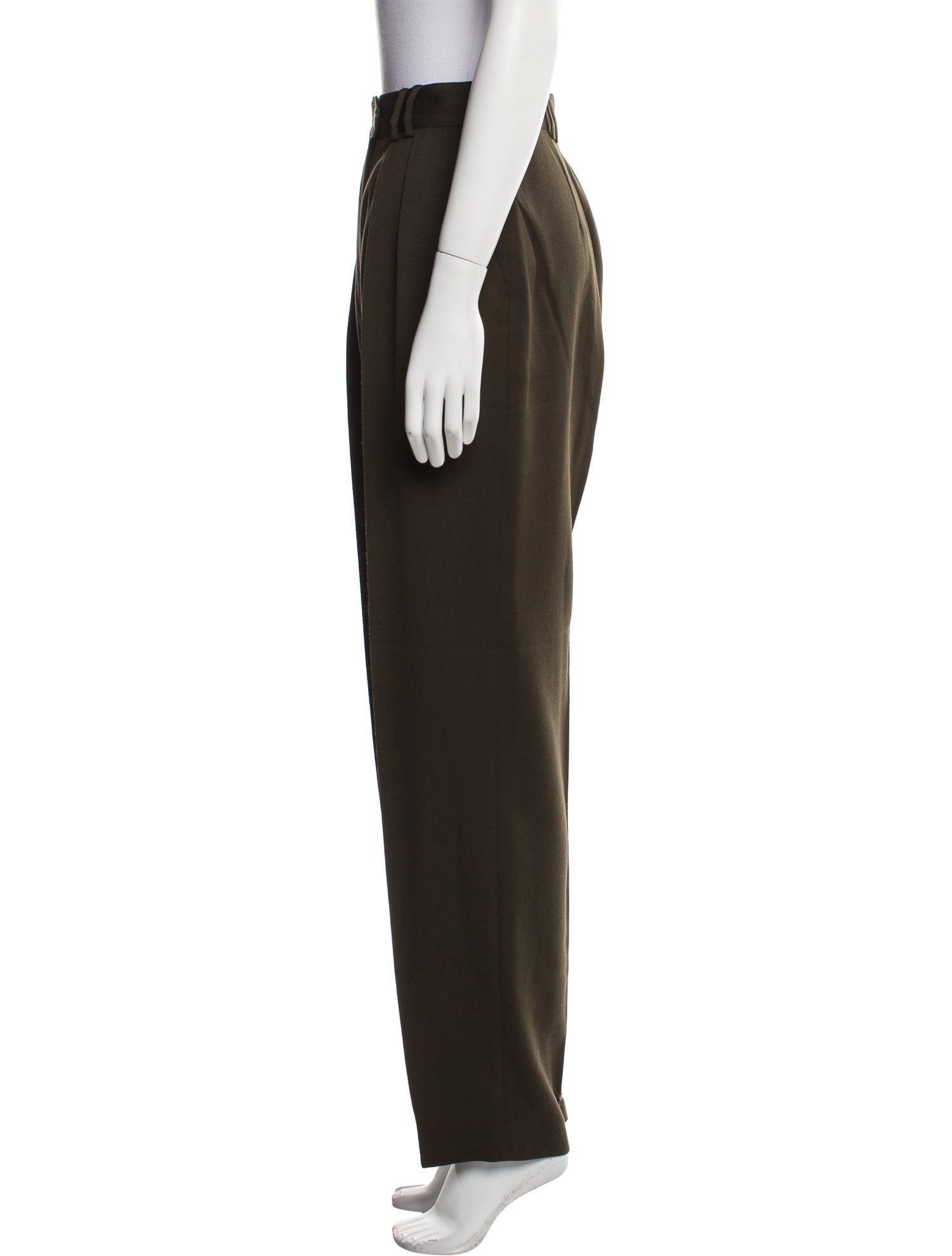 Escada Virgin Wool Straight Leg Pants