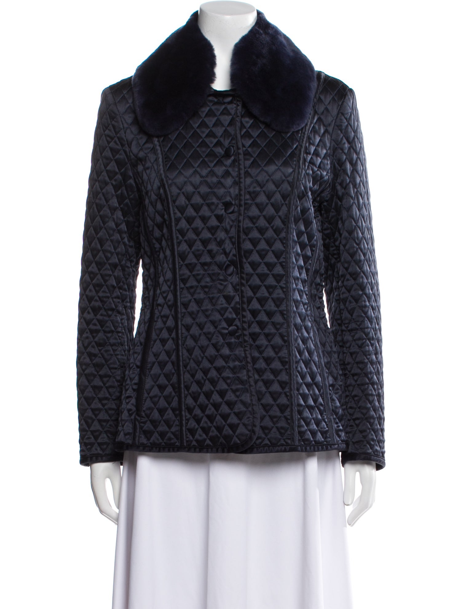 Escada Silk Fur Jacket