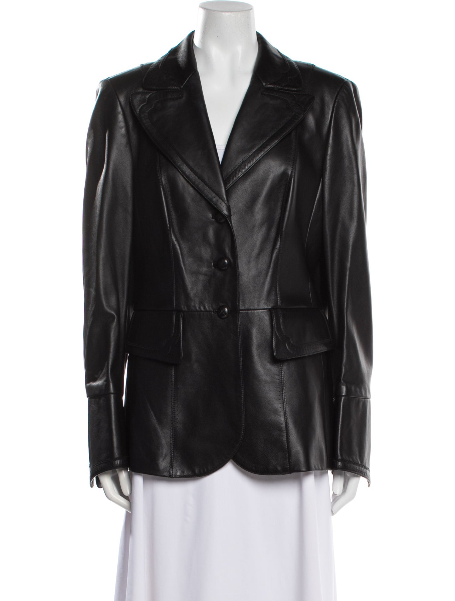 Escada Lambskin Blazer