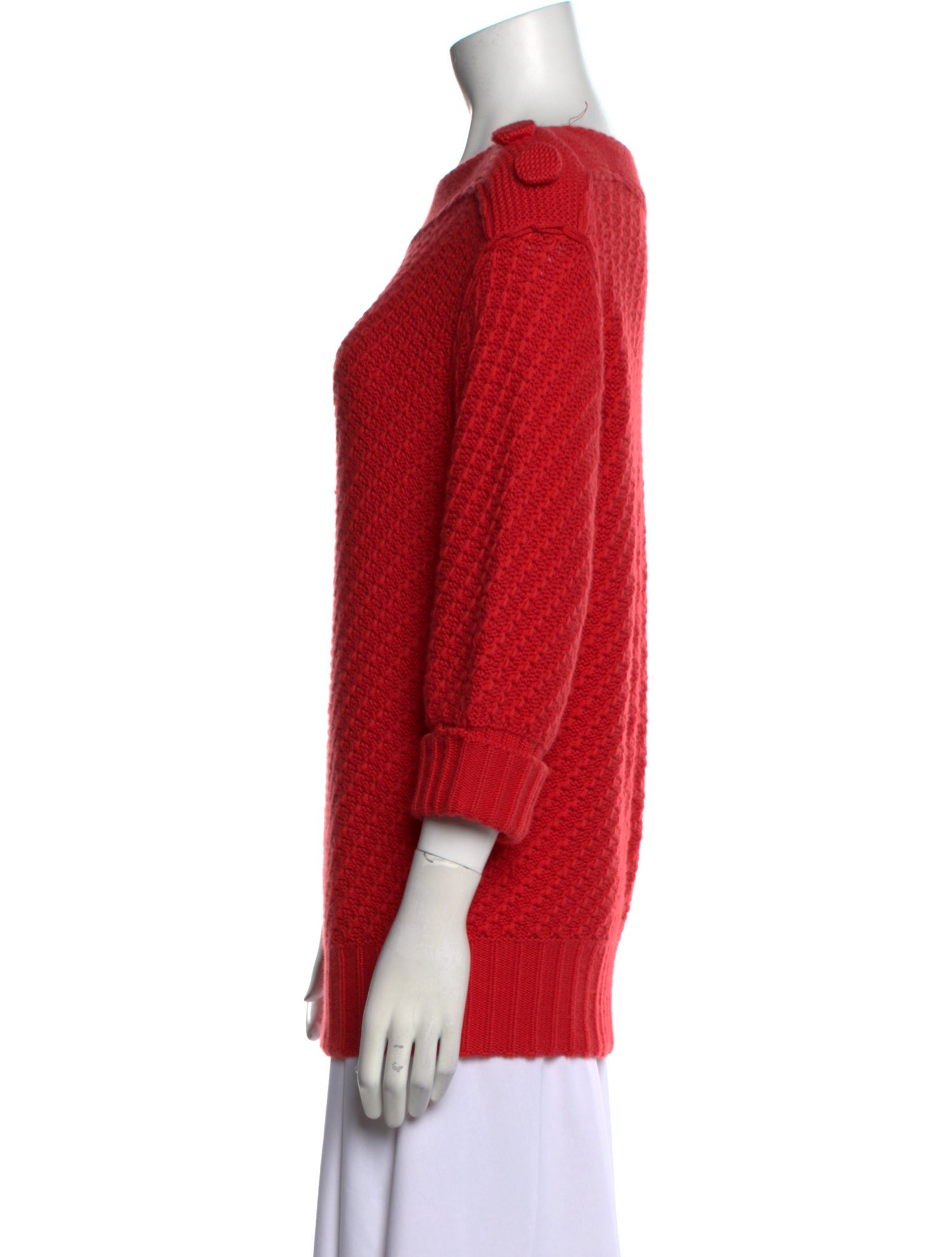 Escada Cashmere Bateau Neckline Sweater