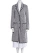 Escada Virgin Wool Tweed Pattern Peacoat