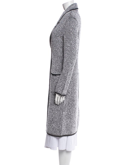 Escada Virgin Wool Tweed Pattern Peacoat