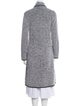 Escada Virgin Wool Tweed Pattern Peacoat