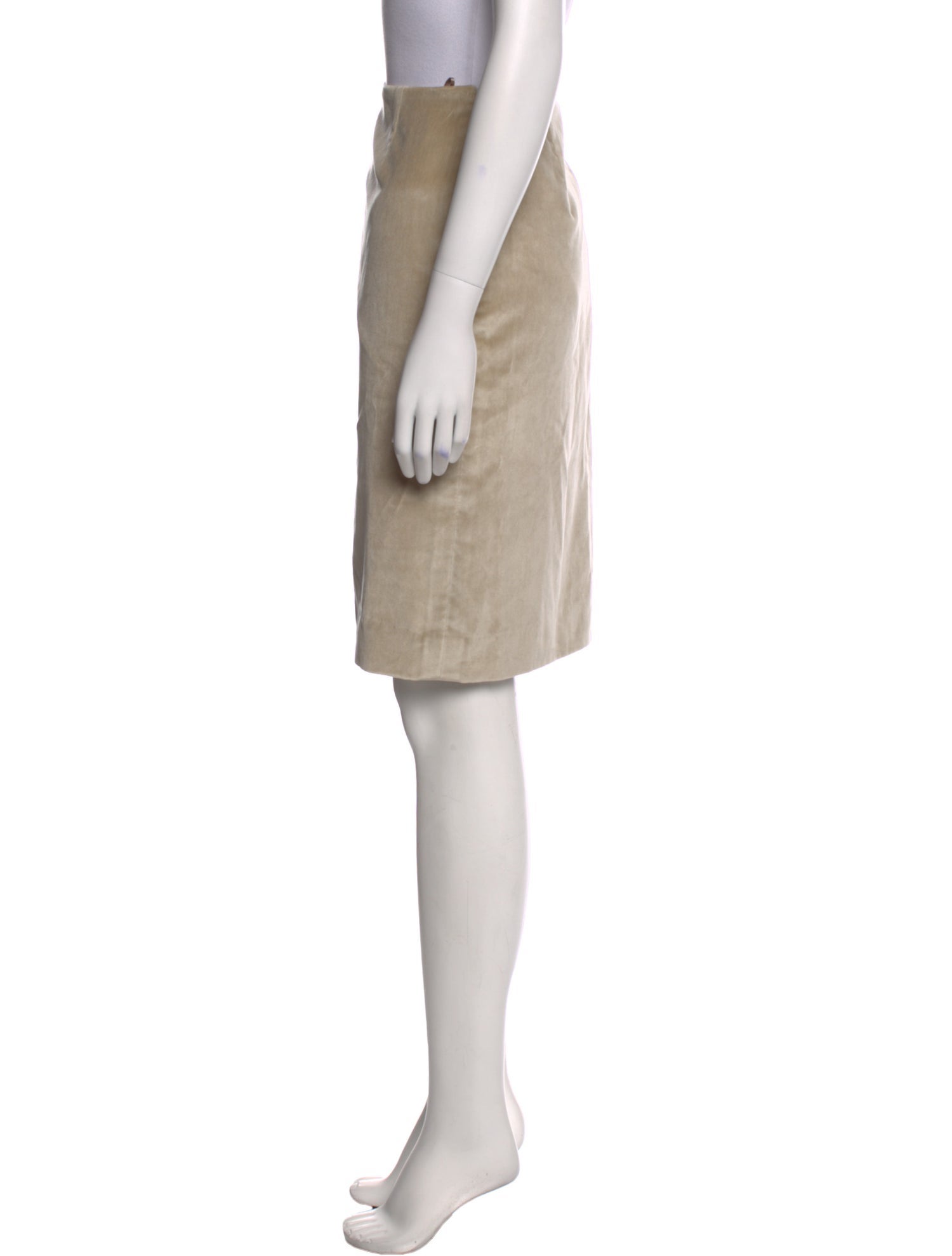 Escada Ruffle Embellishment Knee-Length Skirt