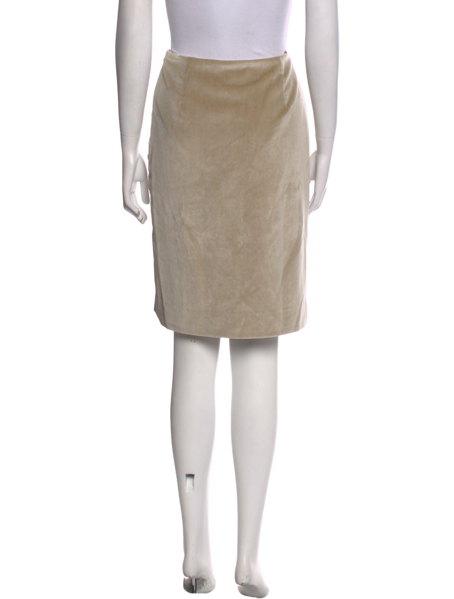 Escada Ruffle Embellishment Knee-Length Skirt