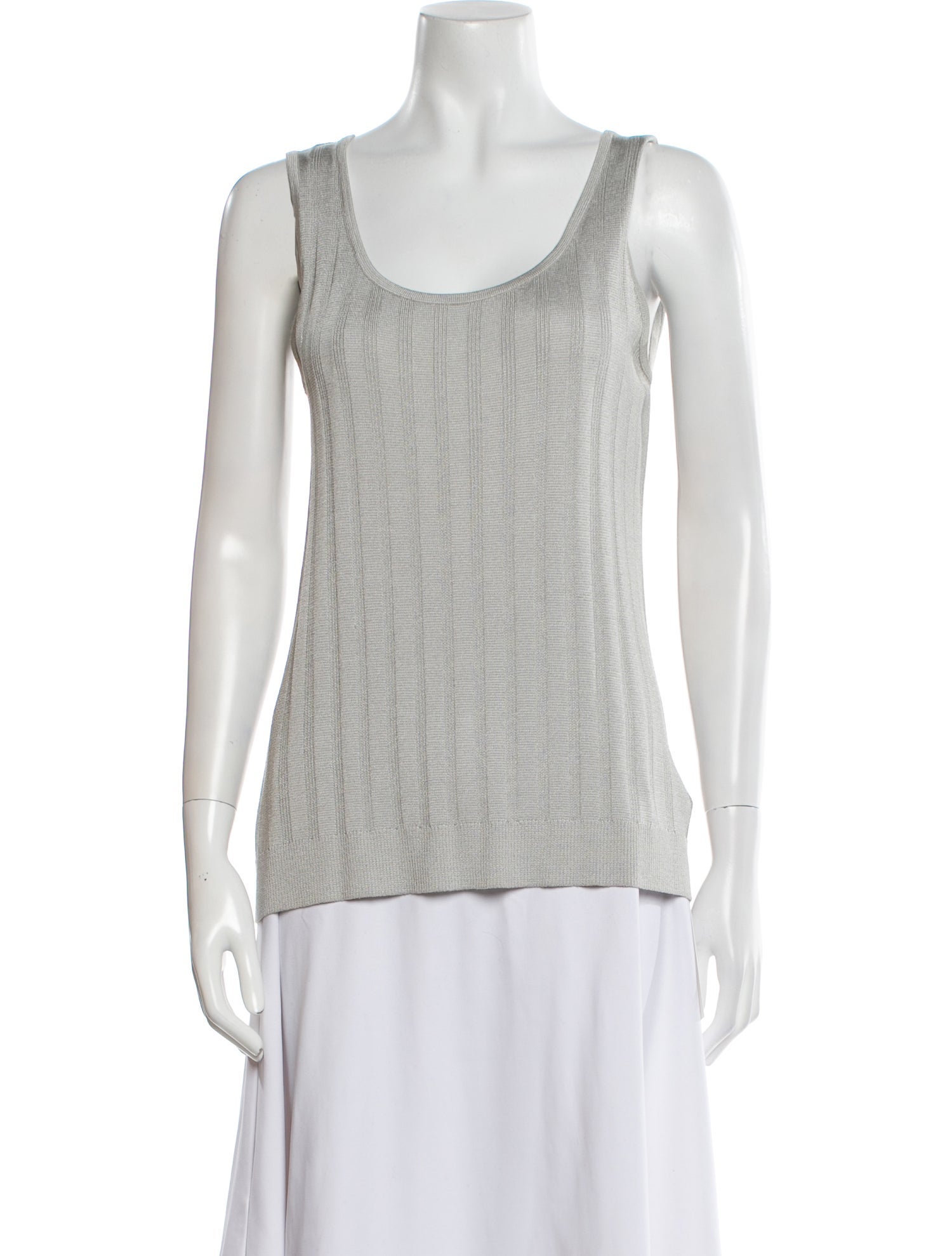 Escada Scoop Neck Sleeveless Top