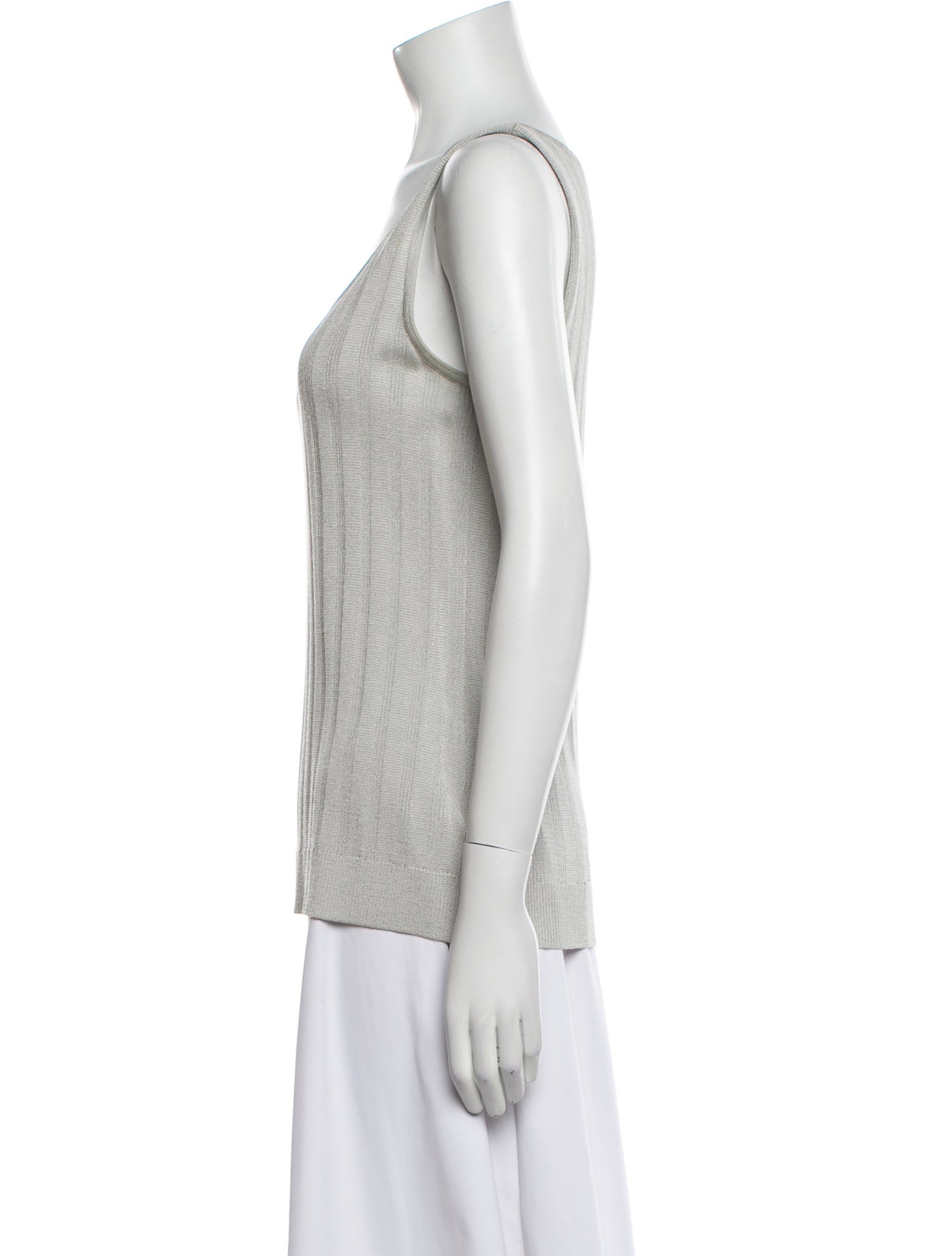 Escada Scoop Neck Sleeveless Top