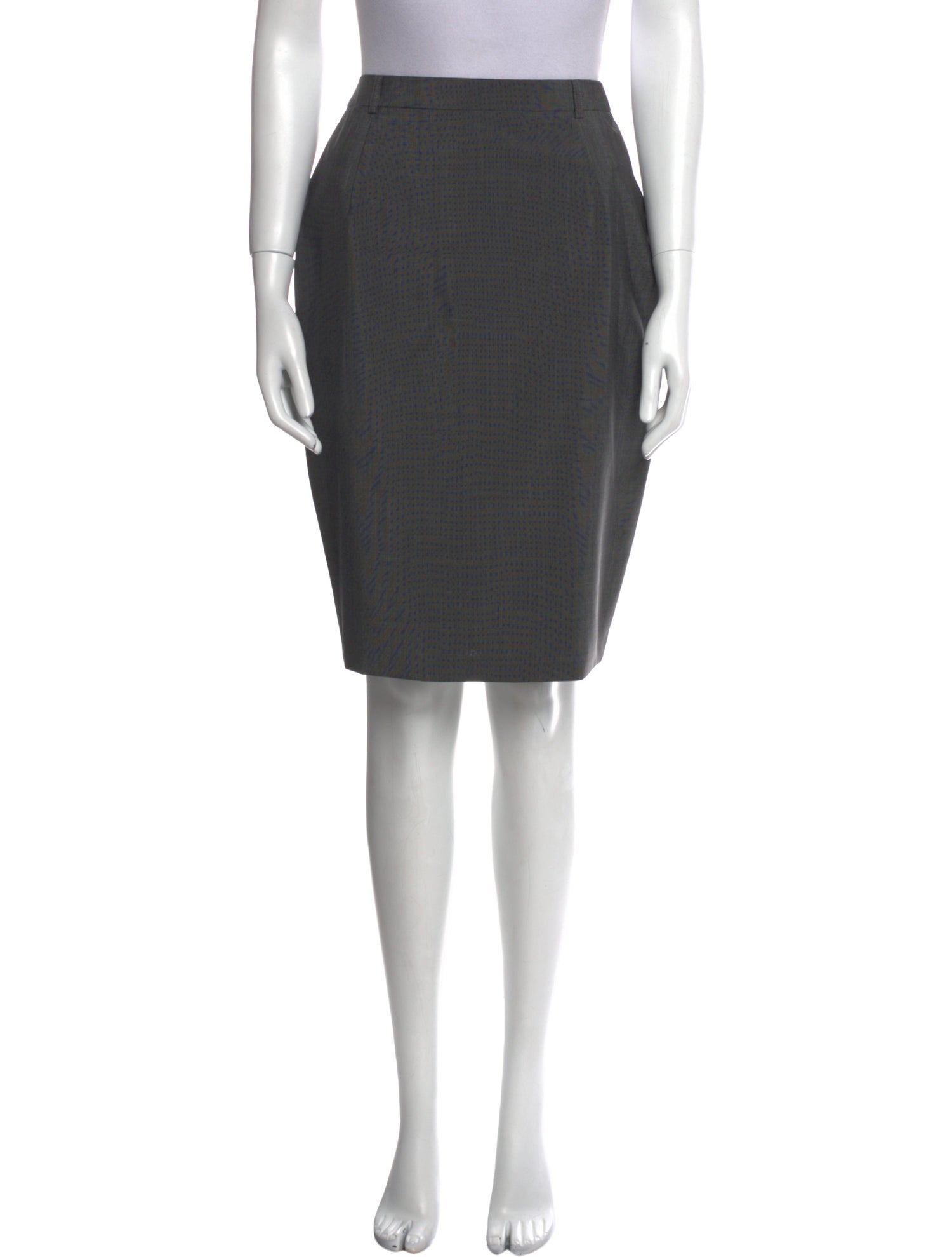Escada Virgin Wool Knee-Length Skirt