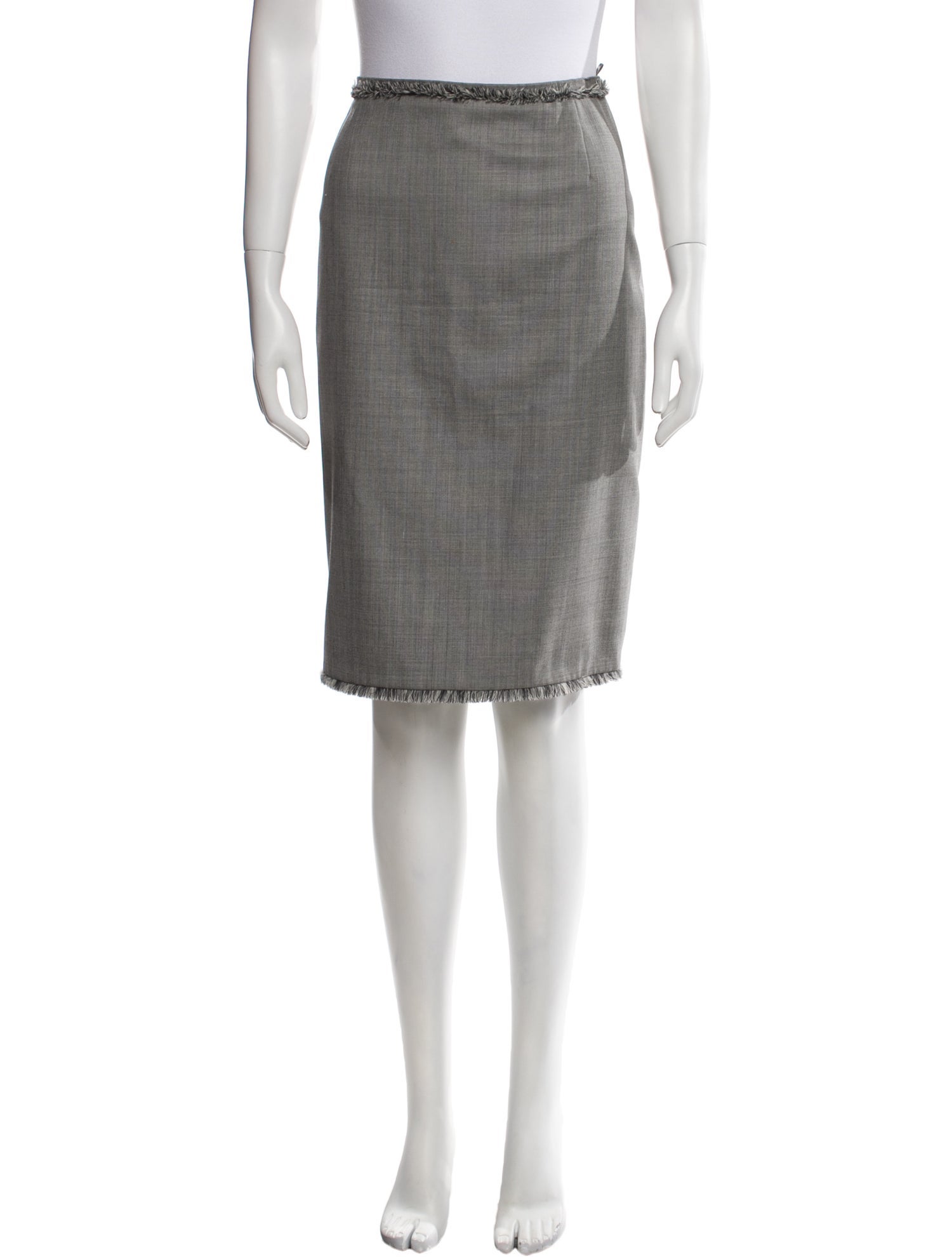 Escada Wool Knee-Length Skirt