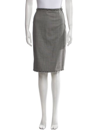 Escada Wool Knee-Length Skirt