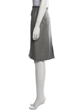 Escada Wool Knee-Length Skirt