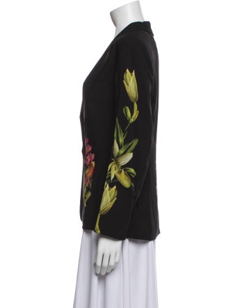 Escada Floral Print Blazer