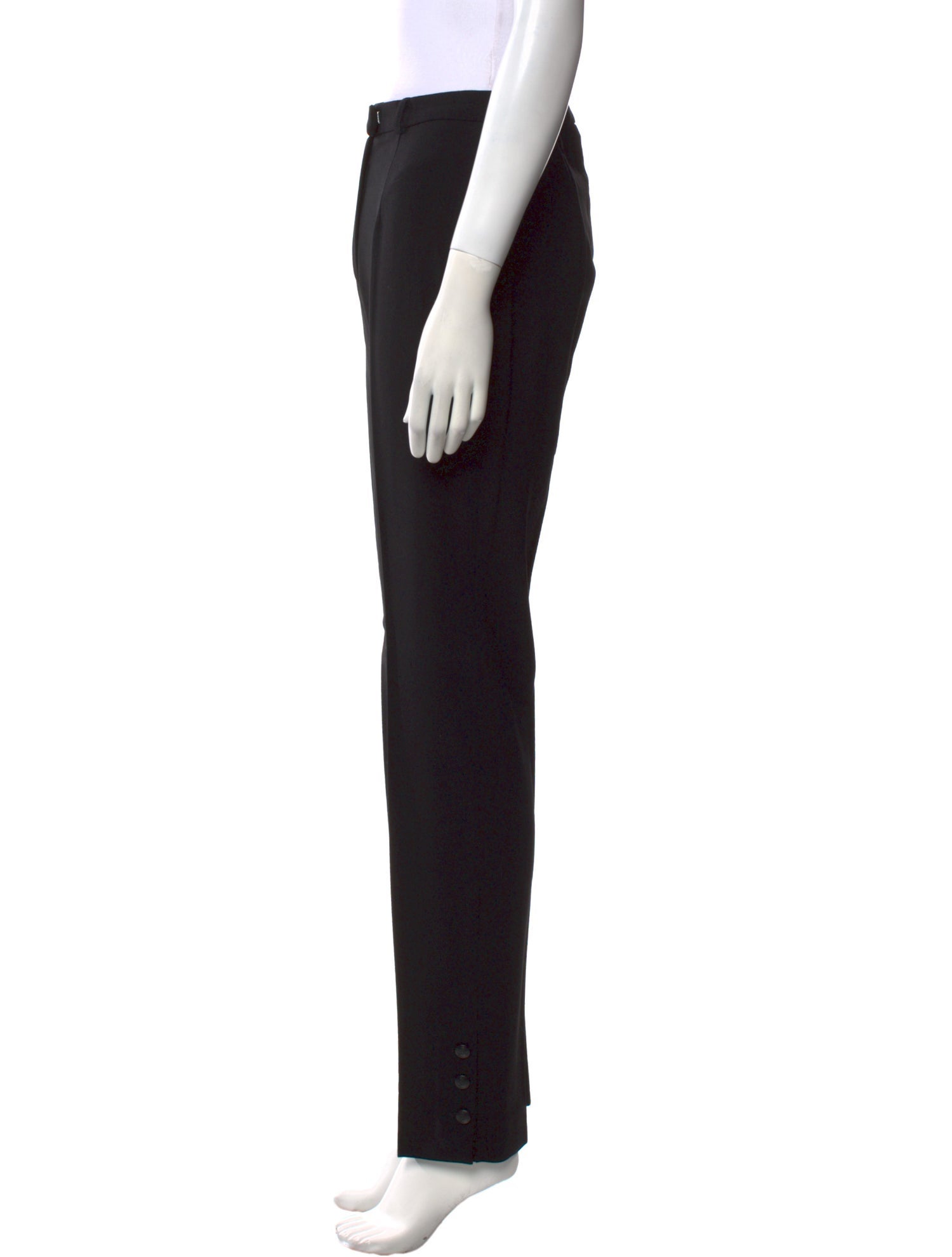 Escada Silk Straight Leg Pants