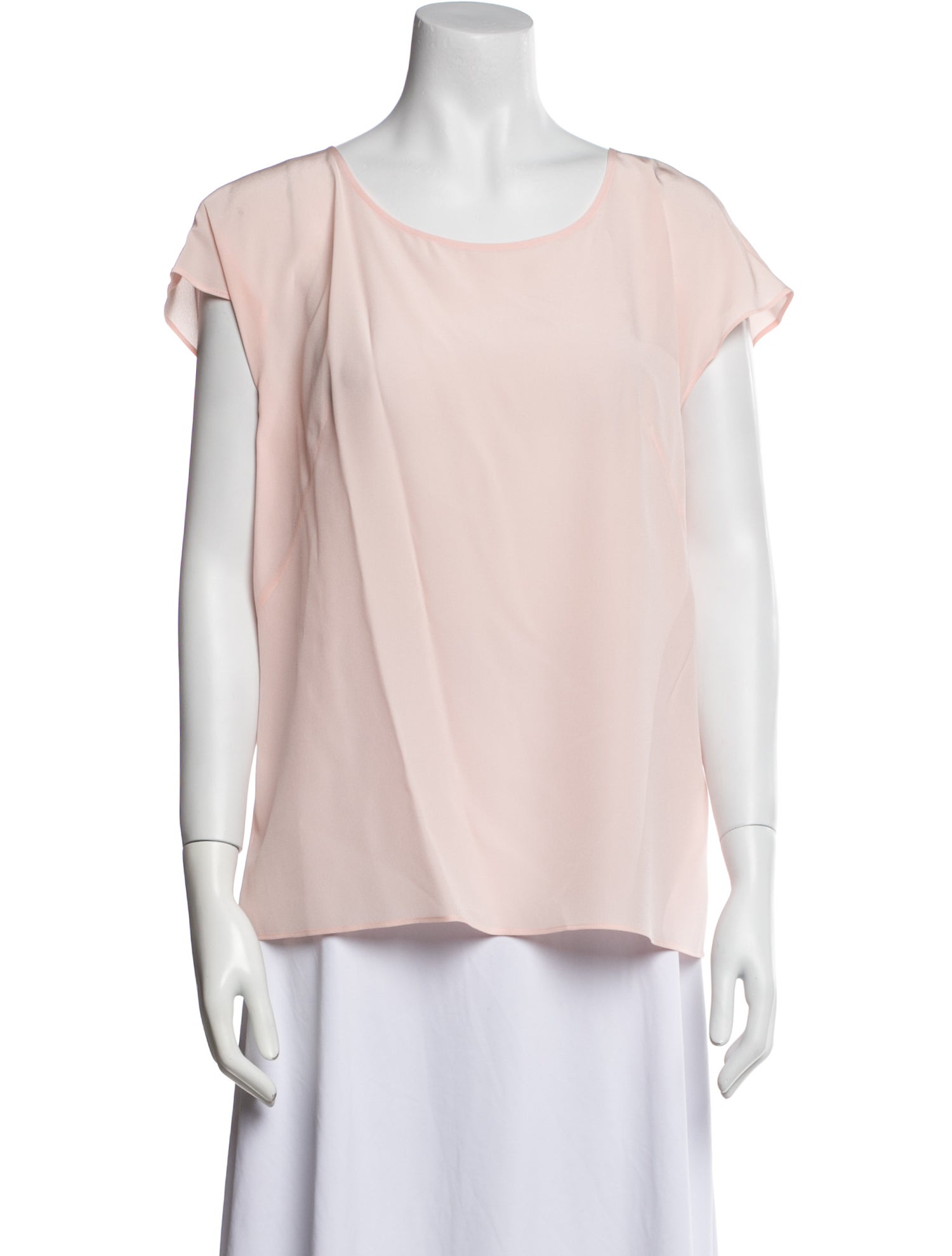 Escada Scoop Neck Short Sleeve Blouse w/ Tags