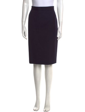 Escada Virgin Wool Knee-Length Skirt