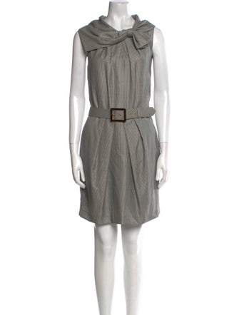 Escada Patterned Mini Dress