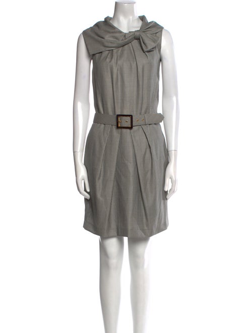 Escada Patterned Mini Dress