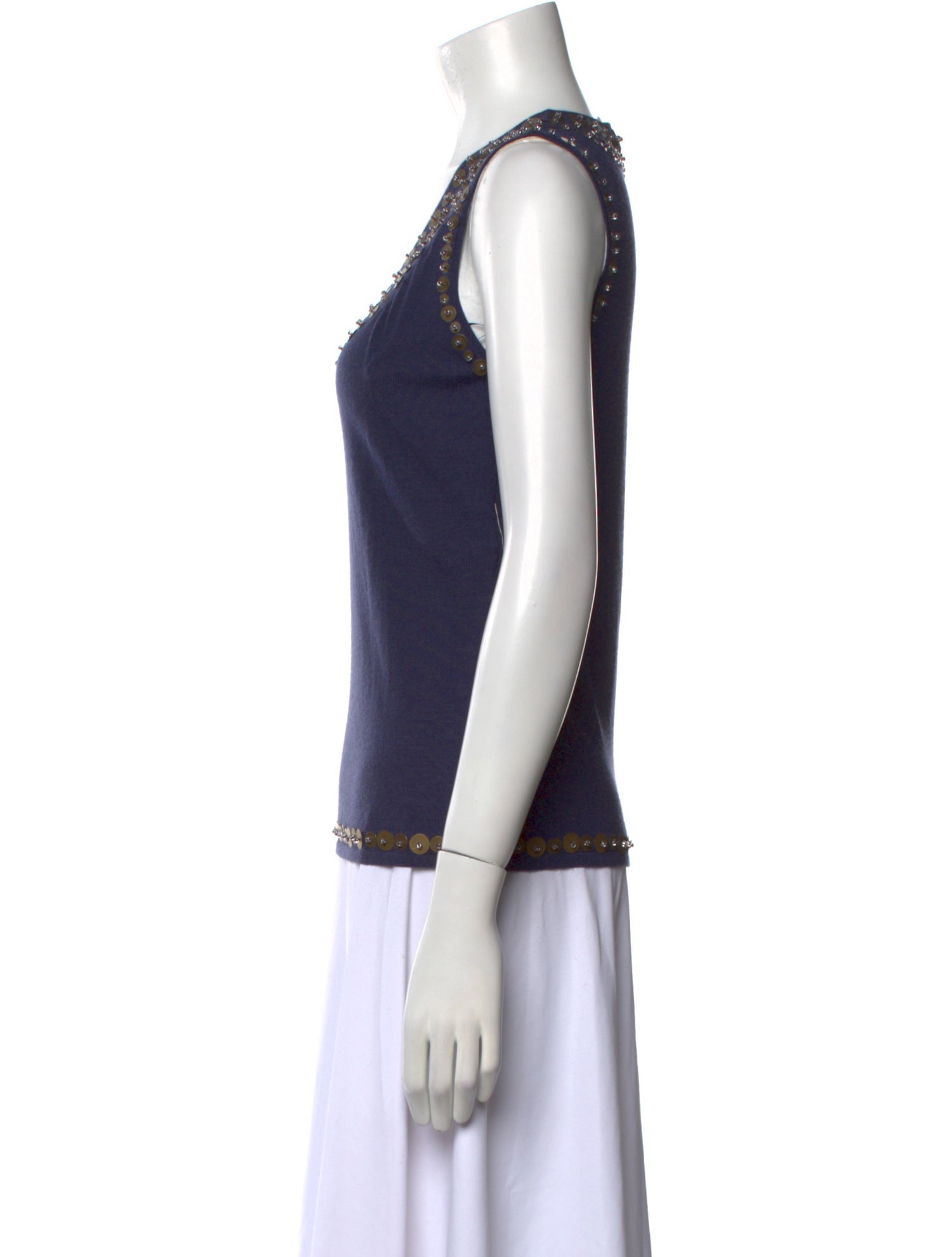 Escada Wool Scoop Neck Sweater