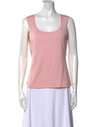 Escada Silk Scoop Neck Sweater