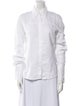 Escada Long Sleeve Button-Up Top