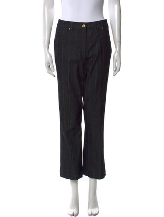 Escada Mid-Rise Wide Leg Jeans