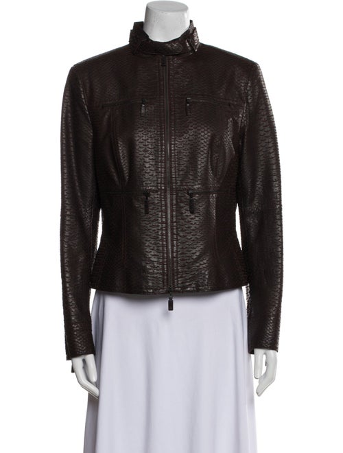 Escada Leather Biker Jacket