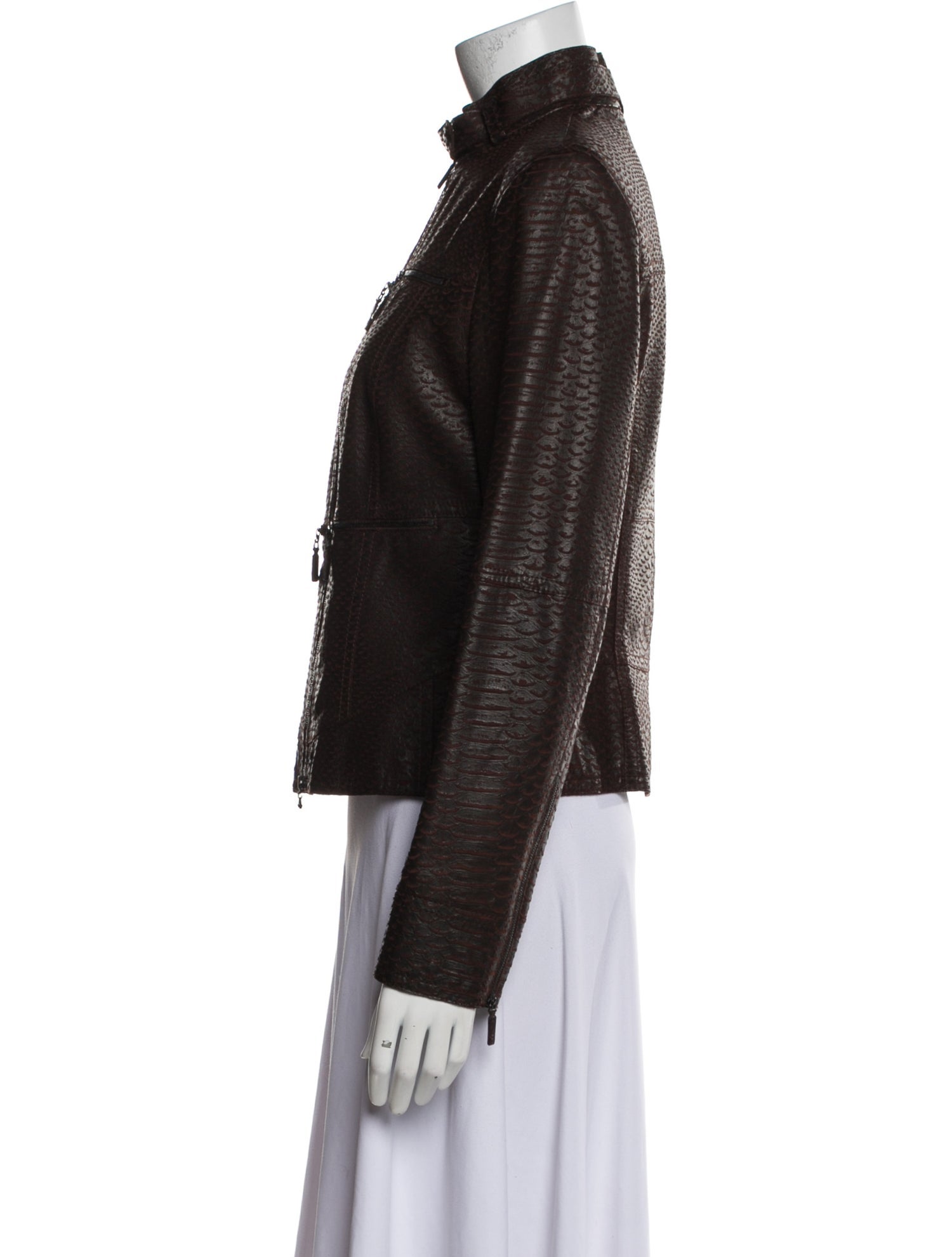 Escada Leather Biker Jacket