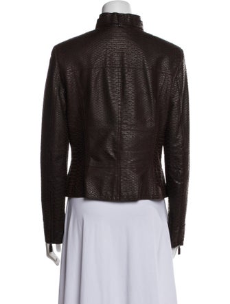 Escada Leather Biker Jacket
