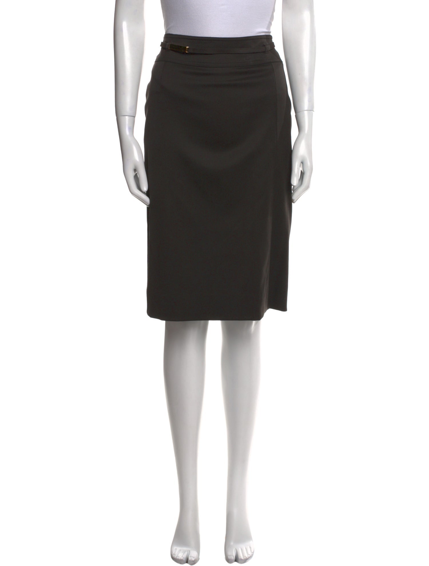 Escada Wool Knee-Length Skirt