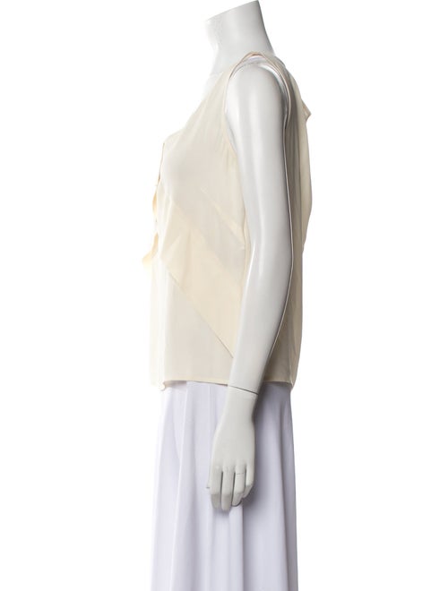 Escada Silk Scoop Neck Blouse