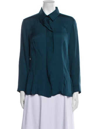 Escada Silk Long Sleeve Blouse