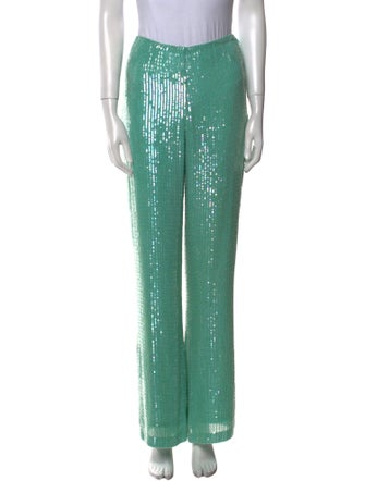 Escada Sequin Wide Leg Pants