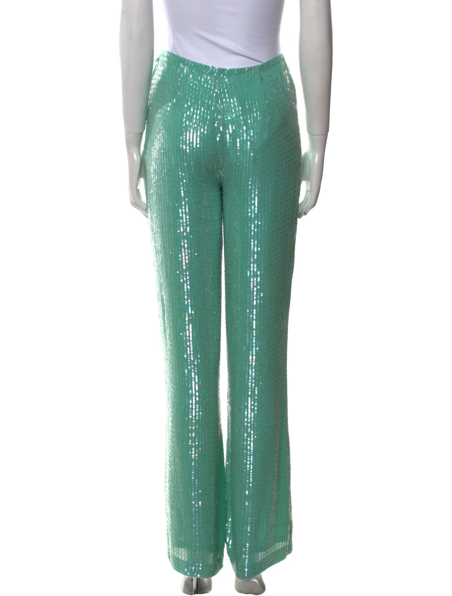 Escada Sequin Wide Leg Pants