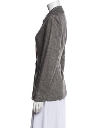 Escada Cashmere Tweed Pattern Blazer