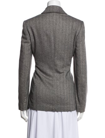 Escada Cashmere Tweed Pattern Blazer