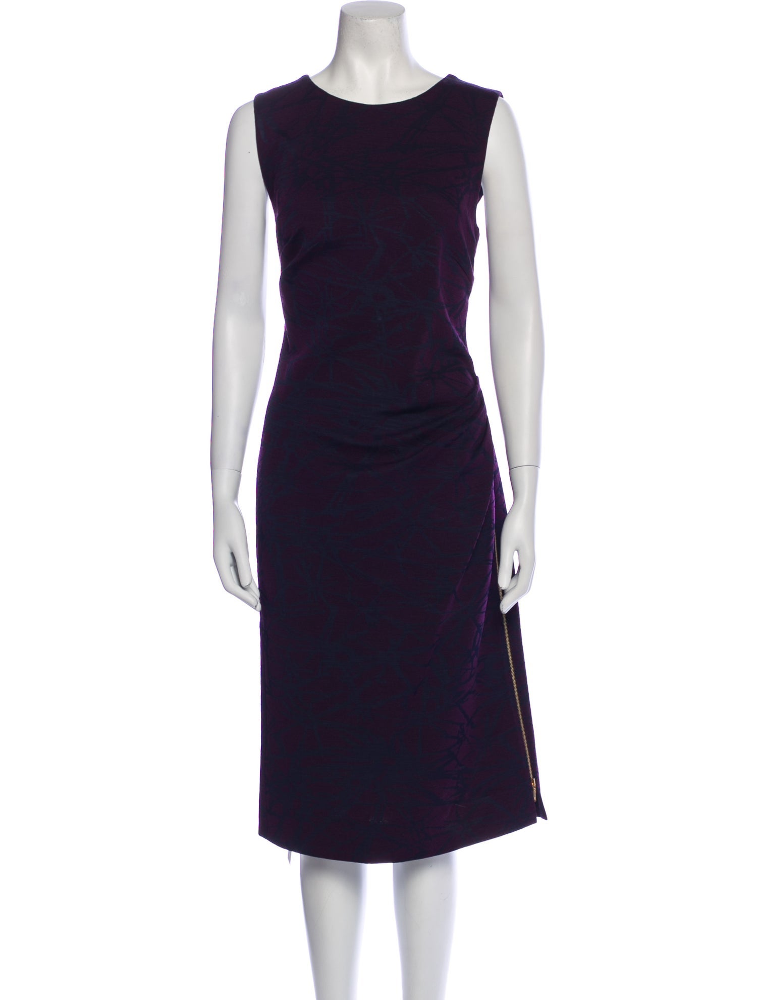 Escada Virgin Wool Midi Length Dress