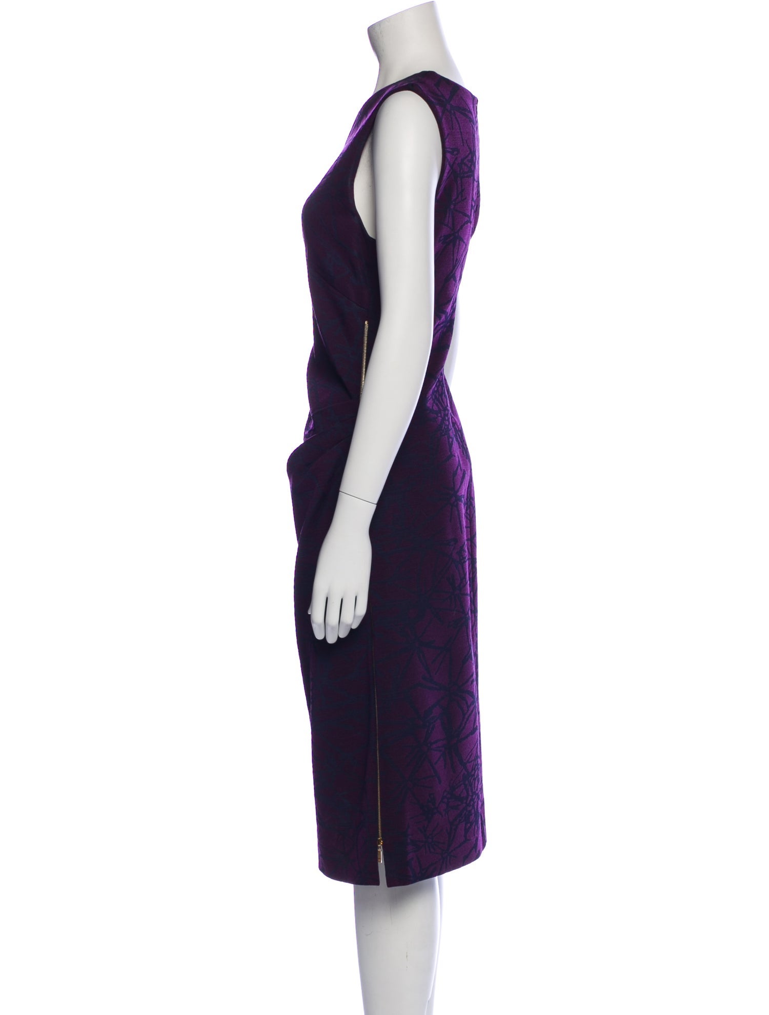 Escada Virgin Wool Midi Length Dress