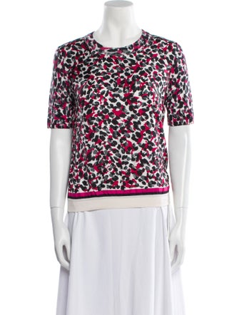 Escada Virgin Wool Printed T-Shirt