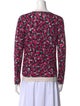 Escada Virgin Wool Printed Top