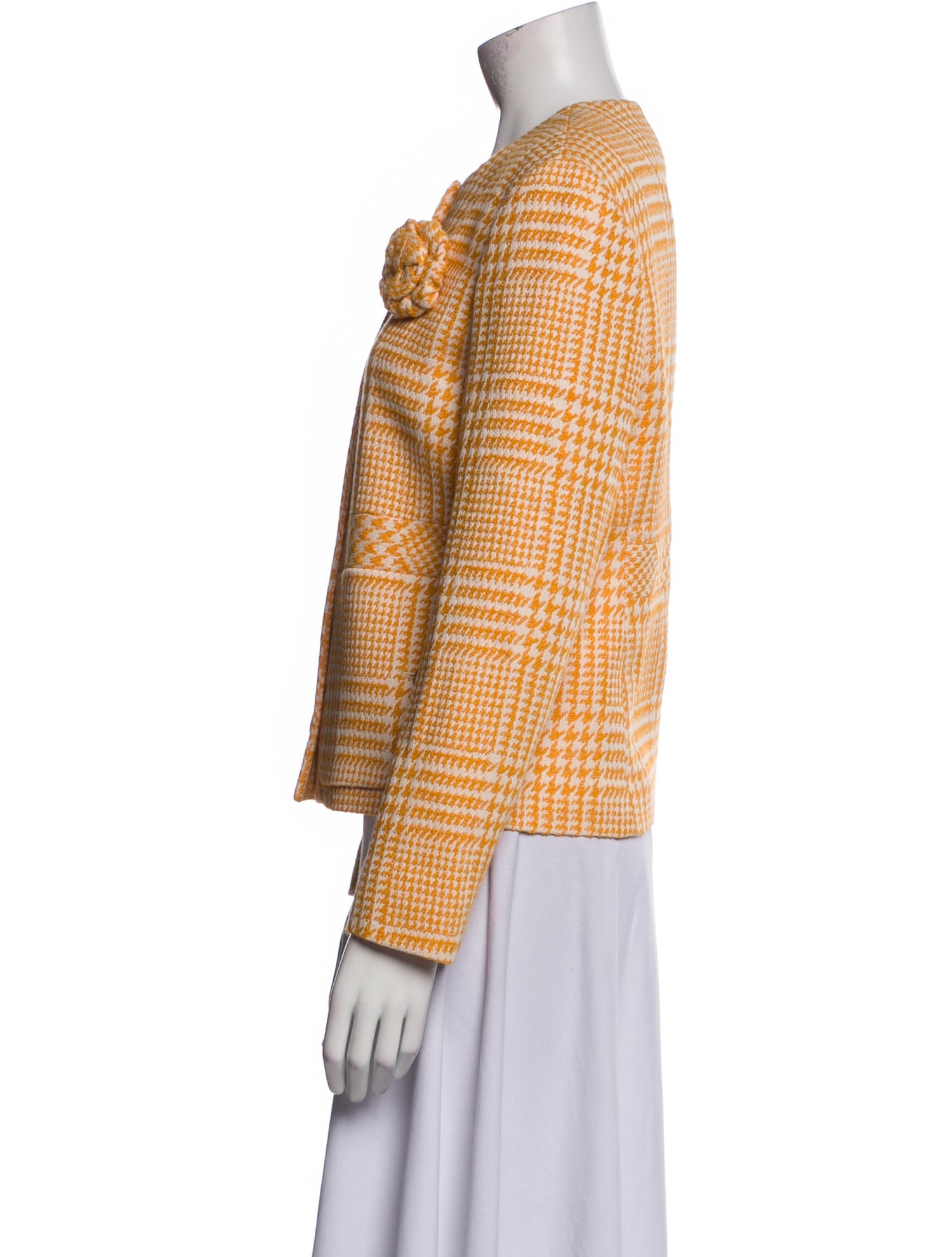 Escada Houndstooth Print Jacket