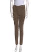 Escada Lamb Leather Skinny Leg Pants