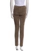 Escada Lamb Leather Skinny Leg Pants