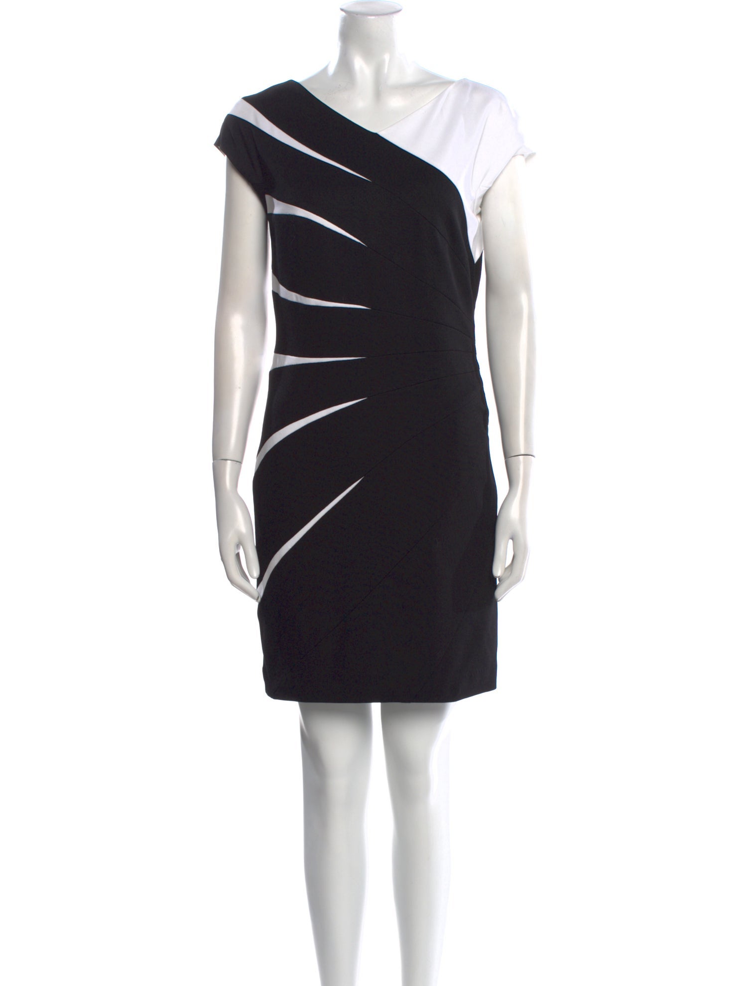 Escada One-Shoulder Mini Dress